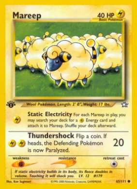 Mareep (NG 65) Neo Genesis