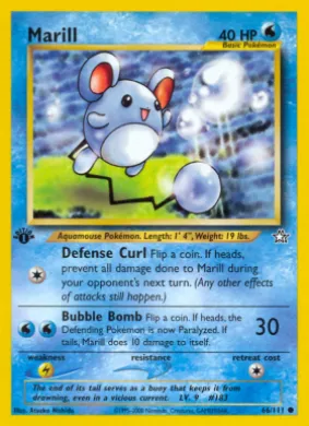 Marill (NG 66) Neo Genesis