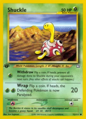 Shuckle (NG 72) Neo Genesis