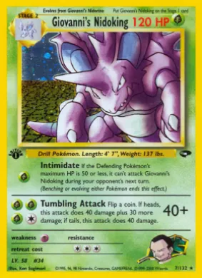 Giovanni's Nidoking (G2 7) Gym Challenge