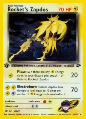 Rocket's Zapdos (GC 15) Gym Challenge
