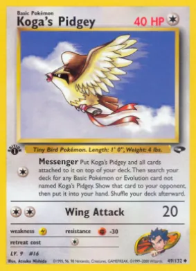 Koga's Pidgey (GC 49) Gym Challenge