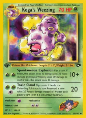Koga's Weezing (GC 50) Gym Challenge