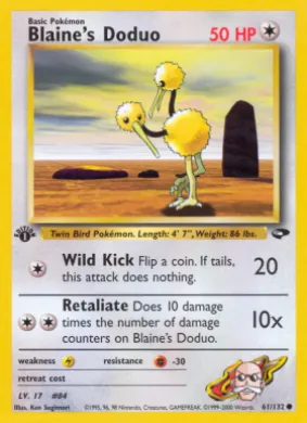 Blaine's Doduo (GC 61) Gym Challenge