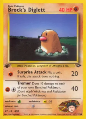 Brock's Diglett (GC 67) Gym Challenge