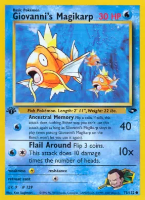 Giovanni's Magikarp (GC 73) Gym Challenge
