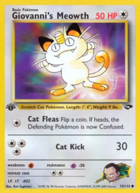 Giovanni's Meowth (GC 74) Gym Challenge