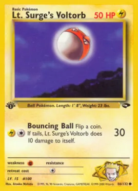 Lt. Surge's Voltorb (GC 86) Gym Challenge