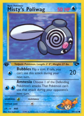 Misty's Poliwag (GC 89) Gym Challenge