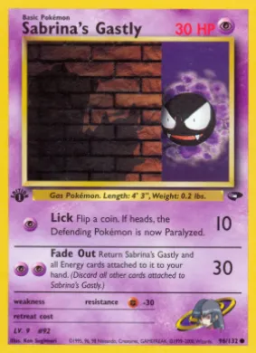 Sabrina's Gastly (GC 96) Gym Challenge