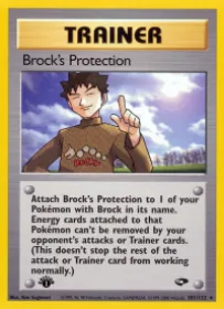 Brock's Protection (G2 101) Gym Challenge