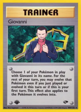 Giovanni (GC 104) Gym Challenge