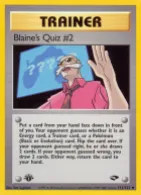 Blaine's Quiz #2 (G2 111) Gym Challenge