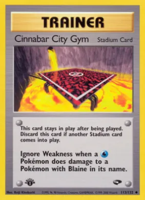 Cinnabar City Gym (G2 113) Gym Challenge