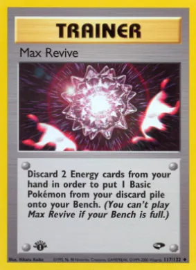 Max Revive (GC 117) Gym Challenge