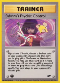 Sabrina's Psychic Control (G2 121) Gym Challenge