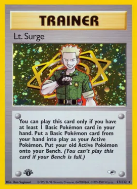 Lt. Surge (G1 17) Gym Heroes