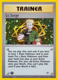 Lt. Surge (G1 17) Gym Heroes