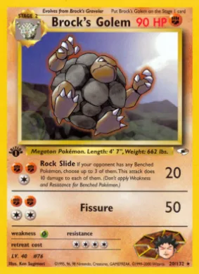 Brock's Golem (GH 20) Gym Heroes