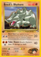 Brock's Rhyhorn (G1 22) Gym Heroes