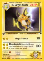 Lt. Surge's Raichu (G1 28) Gym Heroes