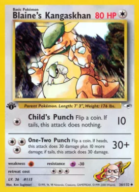 Blaine's Kangaskhan (GH 36) Gym Heroes