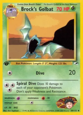 Brock's Golbat (GH 39) Gym Heroes