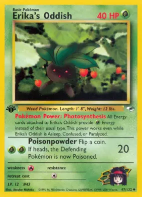 Erika's Oddish (GH 47) Gym Heroes
