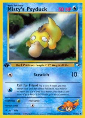 Misty's Psyduck (GH 54) Gym Heroes