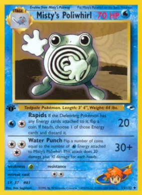 Misty's Poliwhirl (GH 53) Gym Heroes