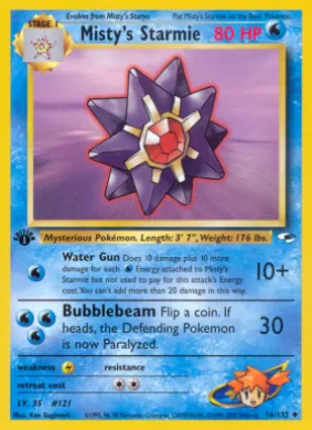 Misty's Starmie (GH 56) Gym Heroes