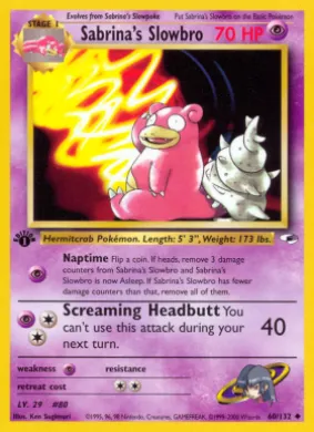 Sabrina's Slowbro (GH 60) Gym Heroes