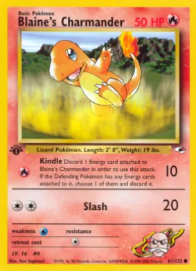 Blaine's Charmander (GH 61) Gym Heroes
