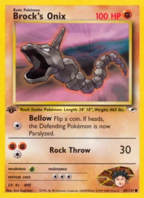Brock's Onix (GH 69) Gym Heroes