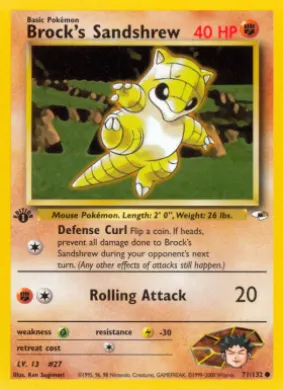 Brock's Sandshrew (GH 71) Gym Heroes