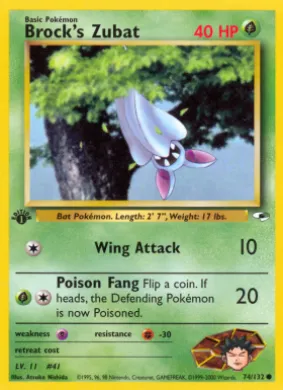 Brock's Zubat (GH 74) Gym Heroes