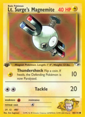 Lt. Surge's Magnemite (GH 80) Gym Heroes