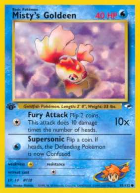 Misty's Goldeen (GH 85) Gym Heroes