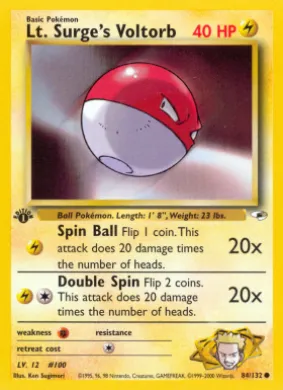 Lt. Surge's Voltorb (GH 84) Gym Heroes