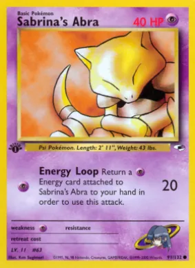 Sabrina's Abra (GH 91) Gym Heroes