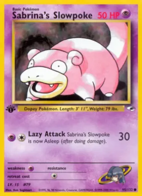 Sabrina's Slowpoke (GH 95) Gym Heroes