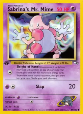 Sabrina's Mr. Mime (GH 94) Gym Heroes