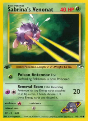 Sabrina's Venonat (GH 96) Gym Heroes