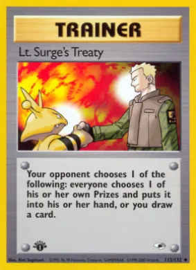 Lt. Surge's Treaty (GH 112) Gym Heroes