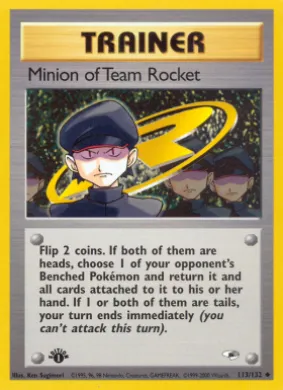 Minion of Team Rocket (G1 113) Gym Heroes