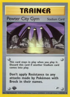 Pewter City Gym (GH 115) Gym Heroes