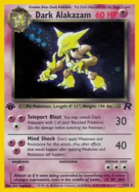 Dark Alakazam (TR 1) Team Rocket