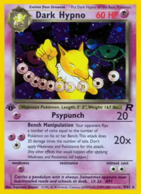 Dark Hypno (TR 9) Team Rocket