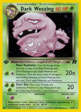 Dark Weezing (TR 14) Team Rocket