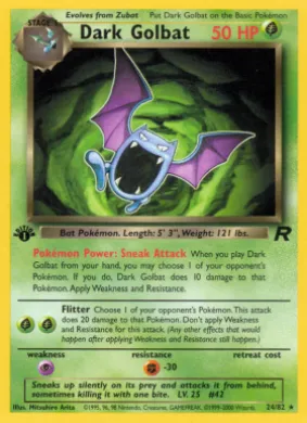Dark Golbat (TR 24) Team Rocket